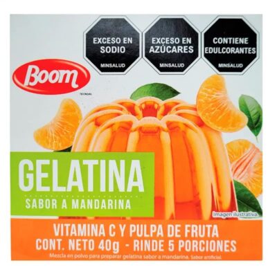 GELATINA BOOM MANDARINA 40G