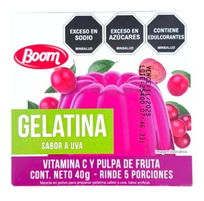 GELATINA BOOM UVA 40G