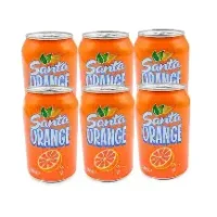 SANTA NARANJA REFRESCO GASEADO SANTA NARANJA (6unidades)