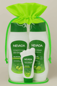 Set de Cuidado Personal Nevada con Aceite de Oliva y Vitamina D – 3 Piezas