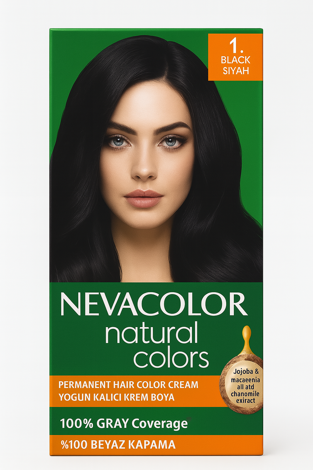 Tinte Nevacolor Natural Colors tono 1.0  (Negro)