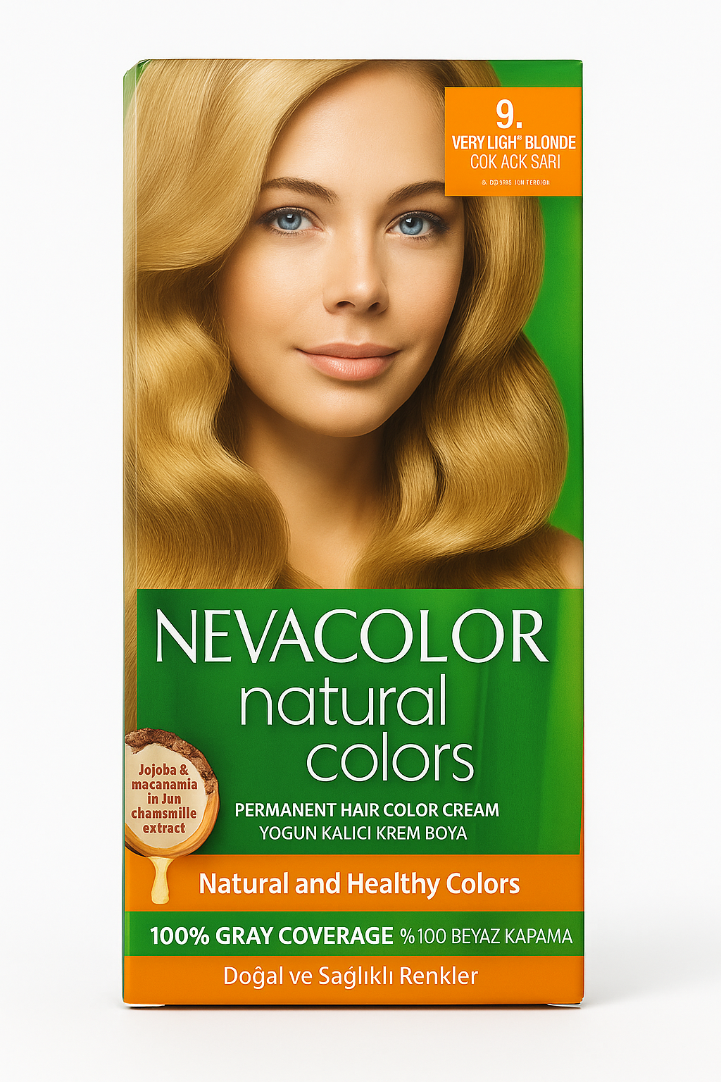 Tinte Nevacolor Natural Colors tono 9.0  (Rubio Muy Claro)